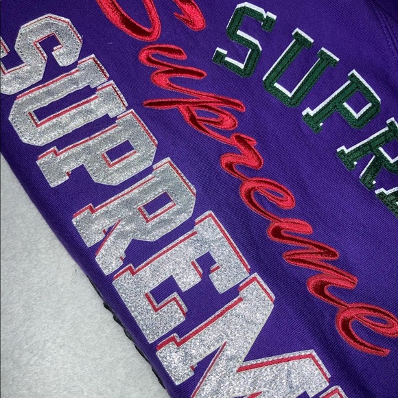 Supreme multi logo hooded sweatshirt - Picture 3 of 5